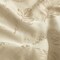 Threadmade Home Elegant Woven Leaves Jacquard Damask Tablecloth, Taupe - 70"W x 70"L Round